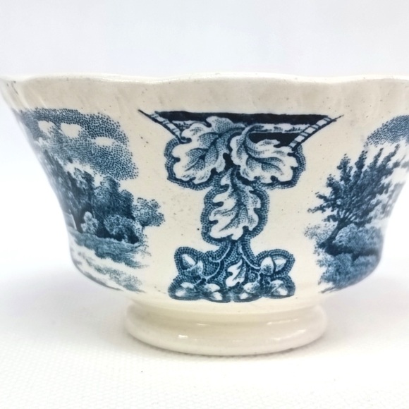 Set of three cups with saucers by Société Céramique. Dutch Farm - Picture 5 of 10